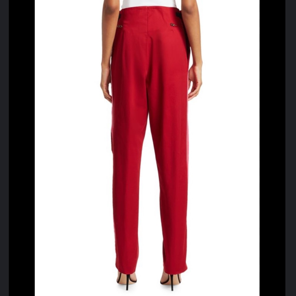 TRE by Natalie Ratabesi Red/Pink Side Stripe Anita Pant in Maroon 6 - Picture 4 of 15